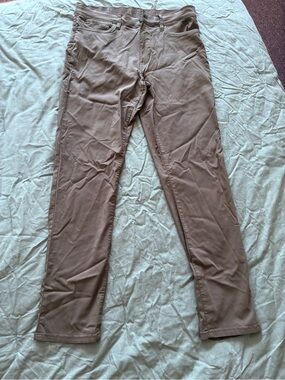 Men's Taupe Tech Pants